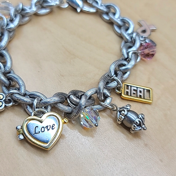 Brighton "POWER OF PINK 2020" Campaign for Breast Cancer π Charm Bracelet - Picture 2 of 10